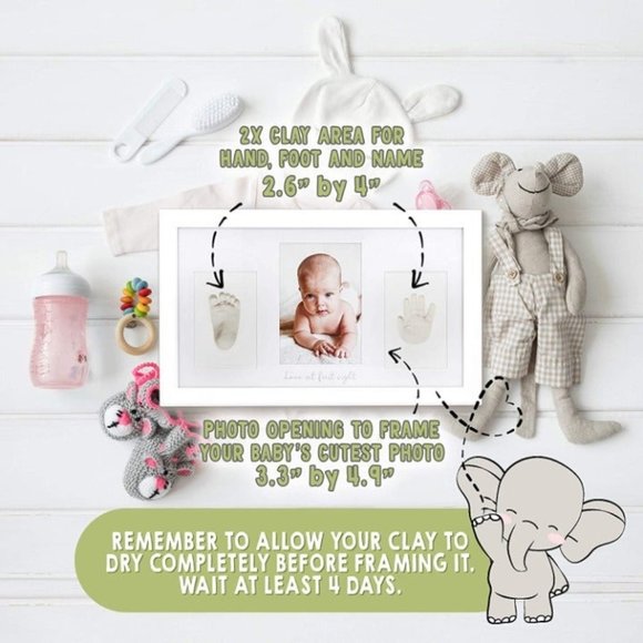 Baby Handprint Footprint Keepsake Kit - Picture 4 of 5